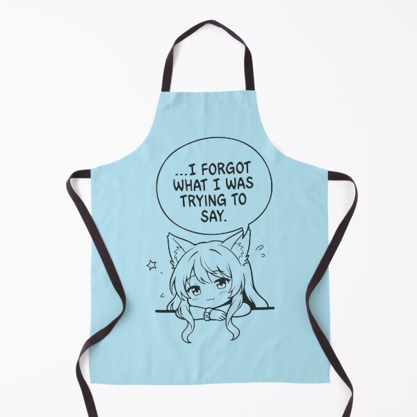 Item preview, I Forgot What I Was Trying To Say - Cute Anime Girl Manga Funny Quote designed and sold by grofith22.