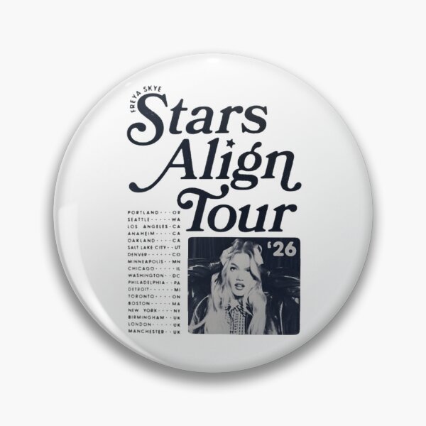 Item preview, Freya  Skye Stars Align Tour 2026 Concert designed and sold by DedKid8BitCute.