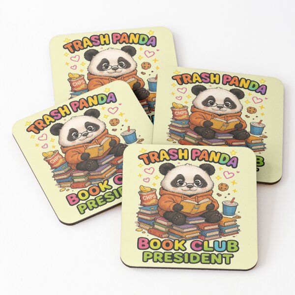 Item preview, Trash Panda Book Club President | Funny Panda Book Lover Design designed and sold by BookedAndDesign.