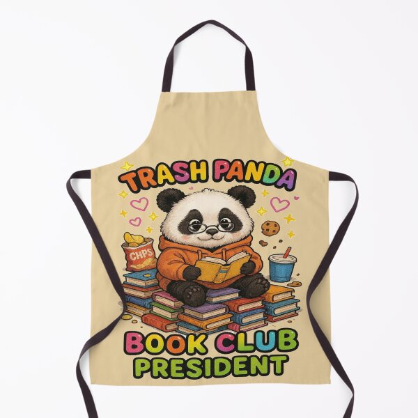 Item preview, Trash Panda Book Club President | Funny Panda Book Lover Design designed and sold by BookedAndDesign.