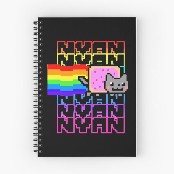 Item preview, Nyan Cat Rainbow Pixel Art Pattern Y2K designed and sold by TrxshWear.