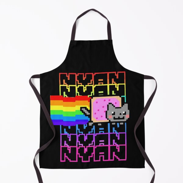 Item preview, Nyan Cat Rainbow Pixel Art Pattern Y2K designed and sold by TrxshWear.