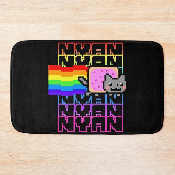 Item preview, Nyan Cat Rainbow Pixel Art Pattern Y2K designed and sold by TrxshWear.