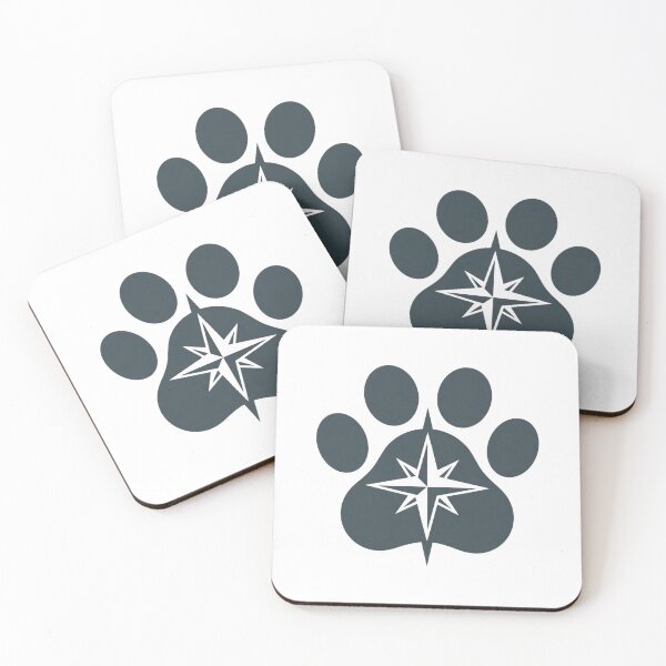 Item preview, Labrador Paw Print Simplicity - Canine Adventure Compass designed and sold by Goodthingstree.