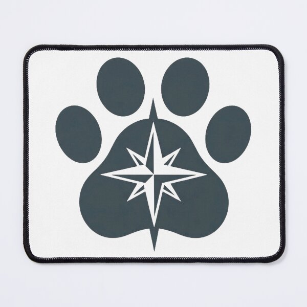 Item preview, Labrador Paw Print Simplicity - Canine Adventure Compass designed and sold by Goodthingstree.
