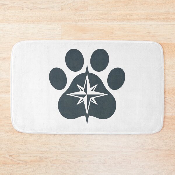 Item preview, Labrador Paw Print Simplicity - Canine Adventure Compass designed and sold by Goodthingstree.