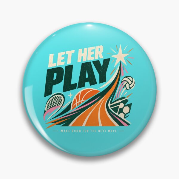 Item preview, Let her play gift for women sports lovers designed and sold by Rally Forge.