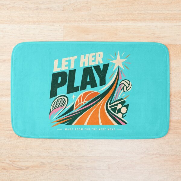 Item preview, Let her play gift for women sports lovers designed and sold by Rally Forge.