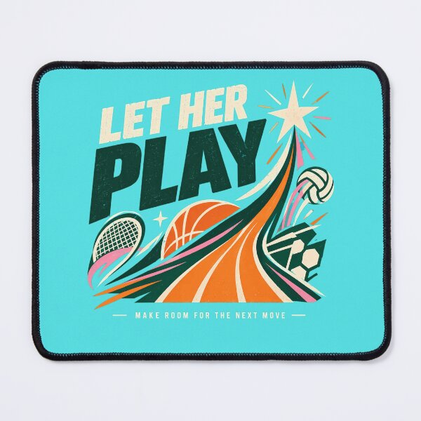 Item preview, Let her play gift for women sports lovers designed and sold by Rally Forge.