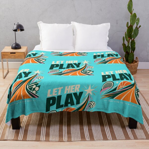 Item preview, Let her play gift for women sports lovers designed and sold by Rally Forge.