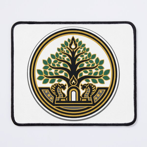 Item preview, Dragon Gate Tree of Life Flame Emblem Sticker designed and sold by cannsuh.