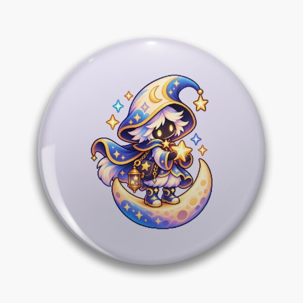 Item preview, Moon Wizard | Kawaii Celestial Magic Pixel Art designed and sold by MrDev.
