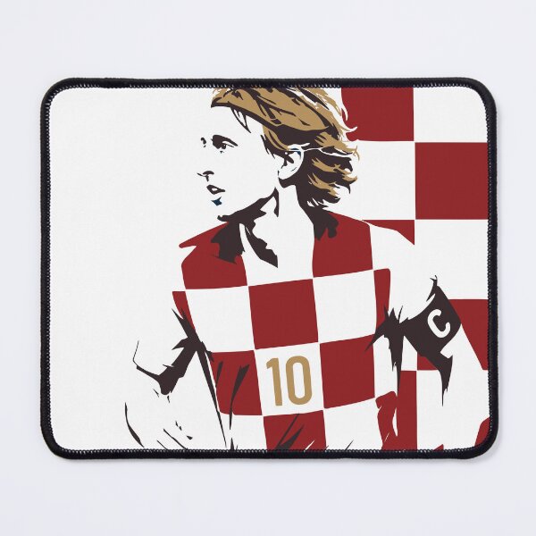 Item preview, Luka Modrić Croatia Football Legend Print designed and sold by Studio pod Burom.