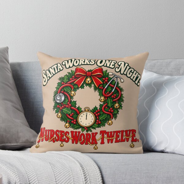 Item preview, Nurses Work Twelve Christmas Stethoscope Wreath designed and sold by WhimsyPeachCo.