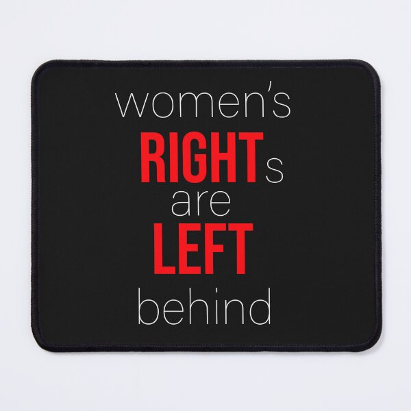 Item preview, women's rights are left behind designed and sold by AgdBol.