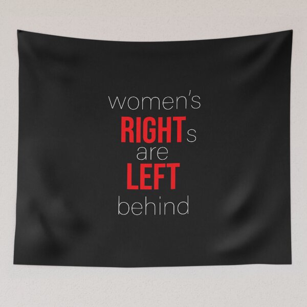 Item preview, women's rights are left behind designed and sold by AgdBol.