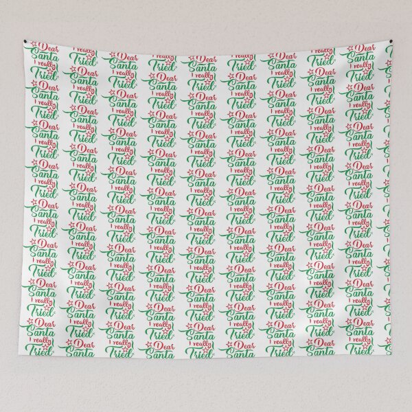 Item preview, Dear Santa I Really Tried Funny Christmas Quote Holiday Vibes designed and sold by FuzionRaptor.