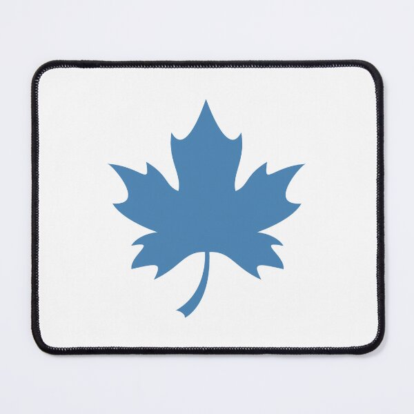 Item preview, Steel Blue Canadian Maple Leaf Design designed and sold by pattern-archive.
