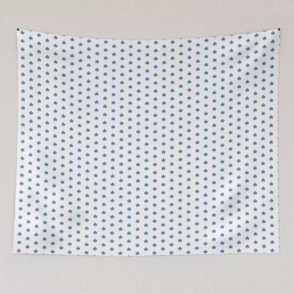 Item preview, Steel Blue Canadian Maple Leaf Design designed and sold by pattern-archive.