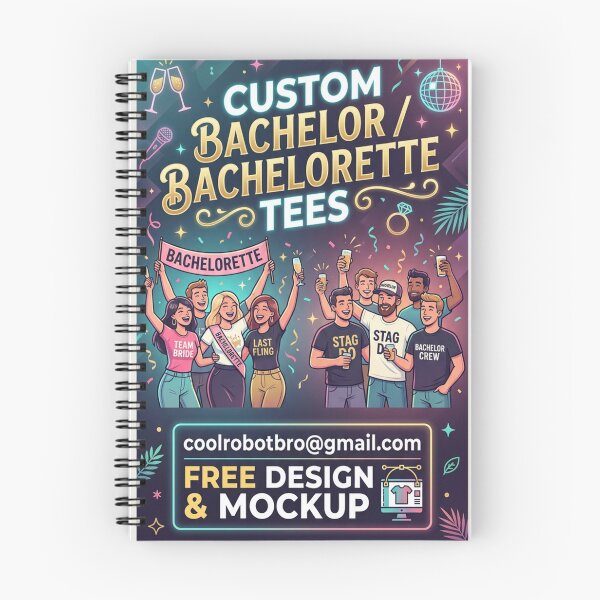 Item preview, Bachelor Bachelorette Party TShirt Tee Top Shirt Products Mug Flask Original Custom Design (email us for custom) designed and sold by Cool Robot Bro..