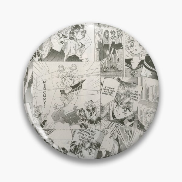 Item preview, Sailor Moon Inner Planets Manga Collage designed and sold by dreamitingalaxy.
