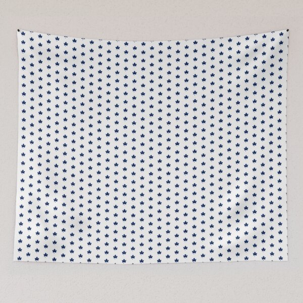 Item preview, Navy Blue Canadian Maple Leaf Design designed and sold by pattern-archive.