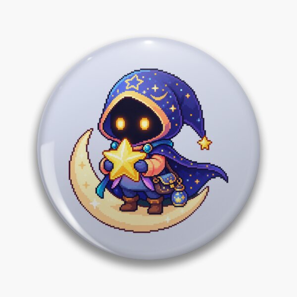 Item preview, Star Wizard | Kawaii Moon & Celestial Pixel Art designed and sold by MrDev.