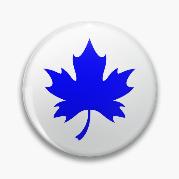 Item preview, Blue Canadian Maple Leaf Design designed and sold by pattern-archive.