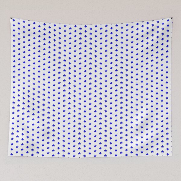 Item preview, Blue Canadian Maple Leaf Design designed and sold by pattern-archive.