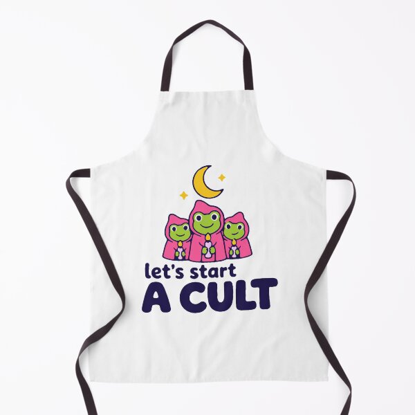 Item preview, Let's start a cult - funny cute candle frogs dark humor designed and sold by GagShots.