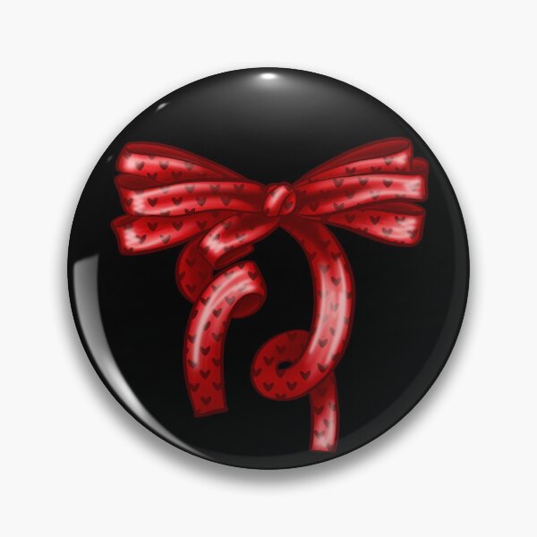 Item preview, Red Bow with Hearts Pattern for Valentine's Day designed and sold by vikko-art.