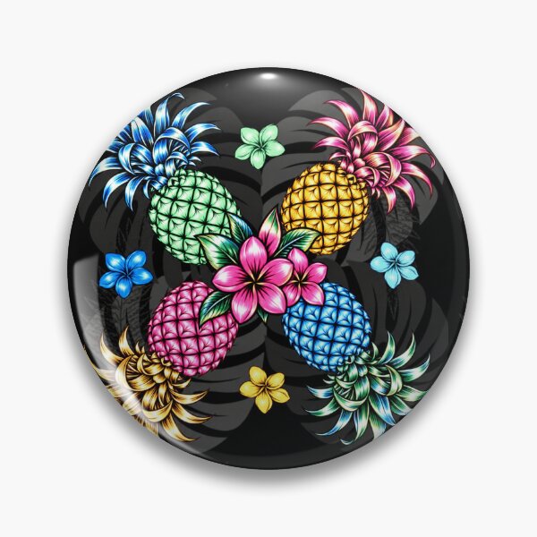 Item preview, Hawaiian Pineapple – Colorful Tropical Floral Paradise designed and sold by Plus91BIRD.