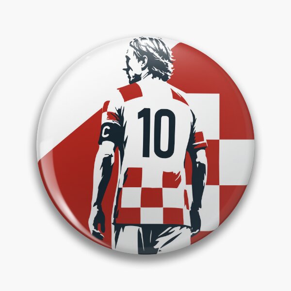Item preview, Luka Modrić Croatia Football Legend Print designed and sold by Studio pod Burom.