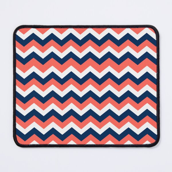 Item preview, Coral Navy Chevron Zigzag Stripe Pattern designed and sold by AIG - Andrei Ilie Graphics.