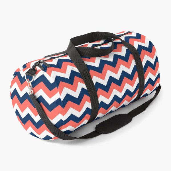 Item preview, Coral Navy Chevron Zigzag Stripe Pattern designed and sold by AIG - Andrei Ilie Graphics.