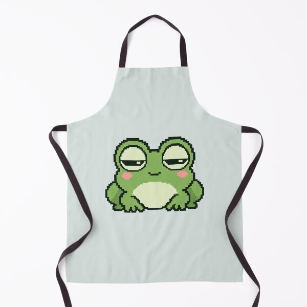 Item preview, Unimpressed Frog | Funny Kawaii Pixel Art designed and sold by MrDev.