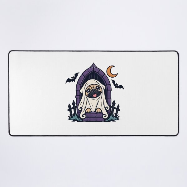 Item preview, Halloween Dogs Pets Pug Spooky Castle designed and sold by calicito.