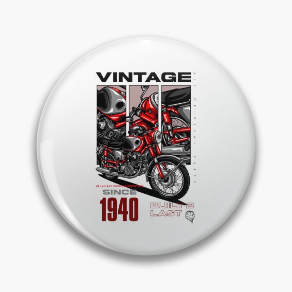 Item preview, Vintage Motorcycle Bikers Motorbike Birthday 1940 designed and sold by JRRTs.