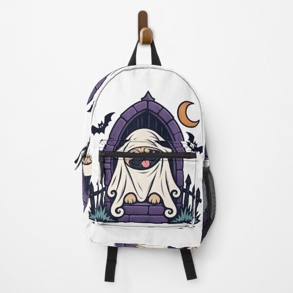 Item preview, Halloween Dogs Pets Pug Spooky Castle designed and sold by calicito.
