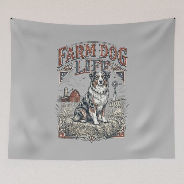 Item preview, Farm Dog Life Funny Farm Dog designed and sold by FurRealStudioCo.