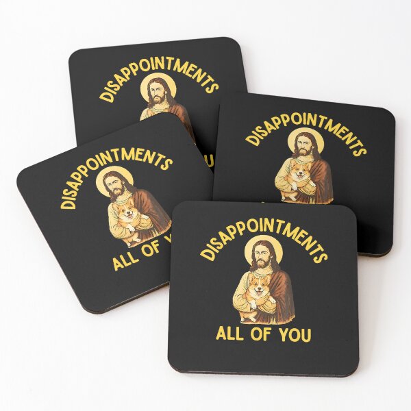 Item preview, Disappointments All Of You Jesus Holding Corgi Dog Christian designed and sold by Pider-Vampire.