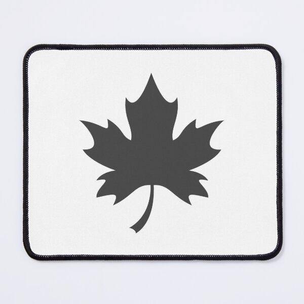 Item preview, Dark Gray Canadian Maple Leaf Design designed and sold by pattern-archive.