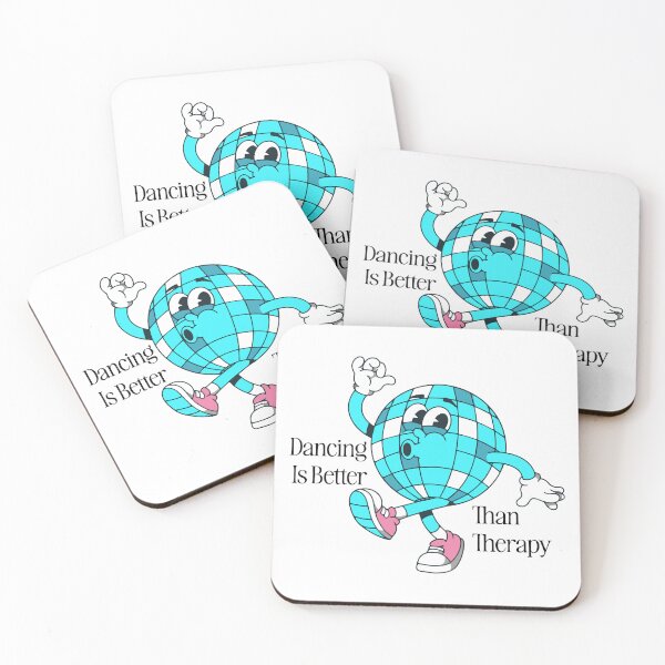 Item preview, Dancing Is Better Than Therapy Funny Disco Ball Design designed and sold by TipTop GFX.