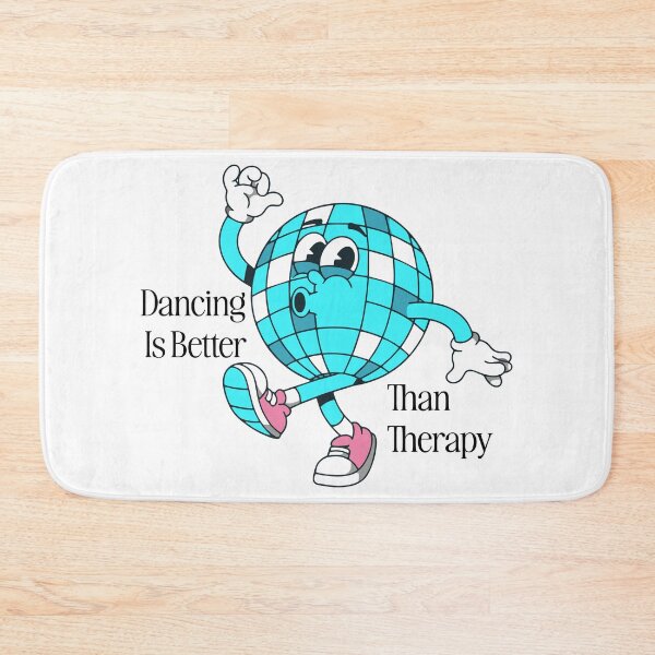 Item preview, Dancing Is Better Than Therapy Funny Disco Ball Design designed and sold by TipTop GFX.