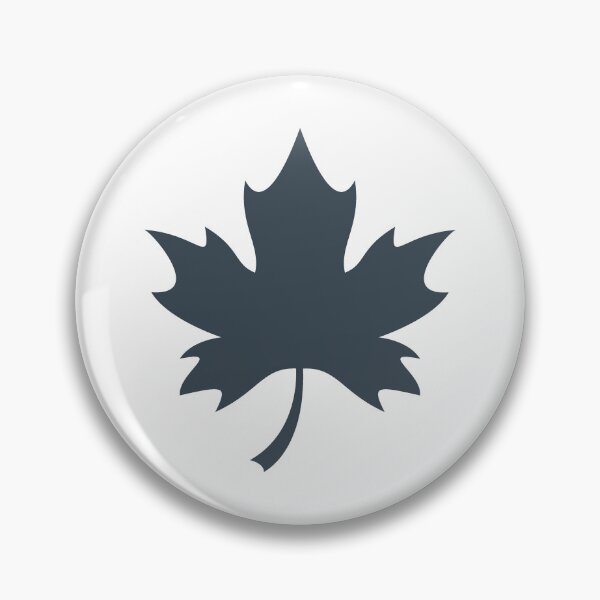 Item preview, Charcoal Canadian Maple Leaf Design designed and sold by pattern-archive.