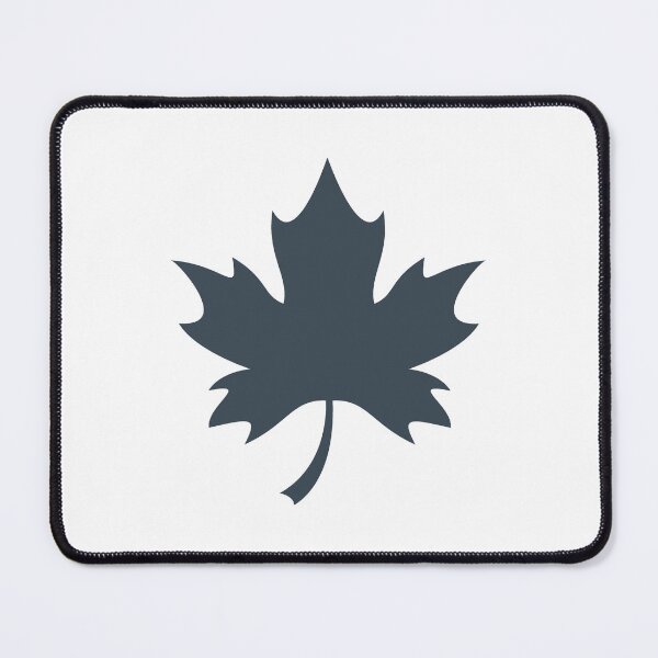 Item preview, Charcoal Canadian Maple Leaf Design designed and sold by pattern-archive.