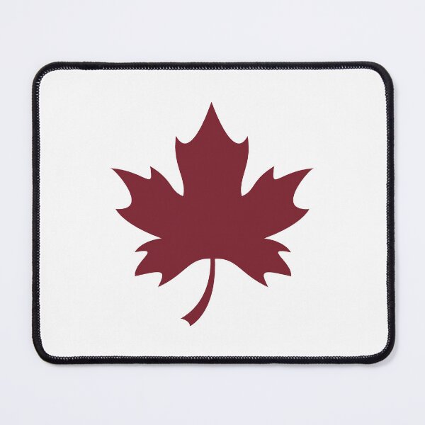 Item preview, Burgundy Canadian Maple Leaf Design designed and sold by pattern-archive.
