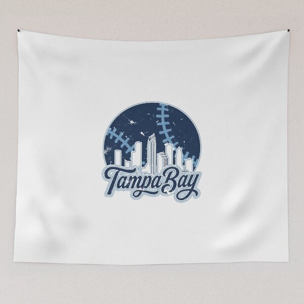 Item preview, Tampa Bay Baseball Skyline Vintage designed and sold by MASMUS27.