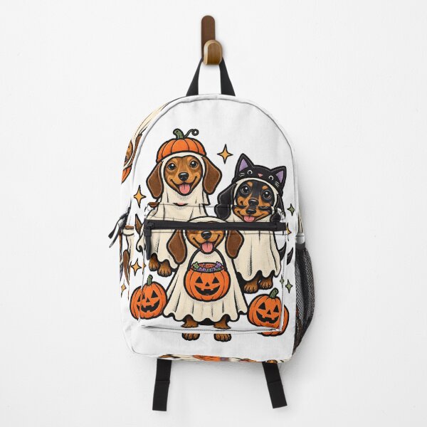 Item preview, Halloween Dogs Pets Dachshund Ghost Trio designed and sold by calicito.