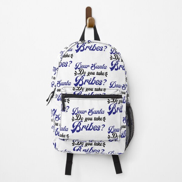 Item preview, Dear Santa Do You Take Bribes Funny Christmas Quote designed and sold by FuzionRaptor.